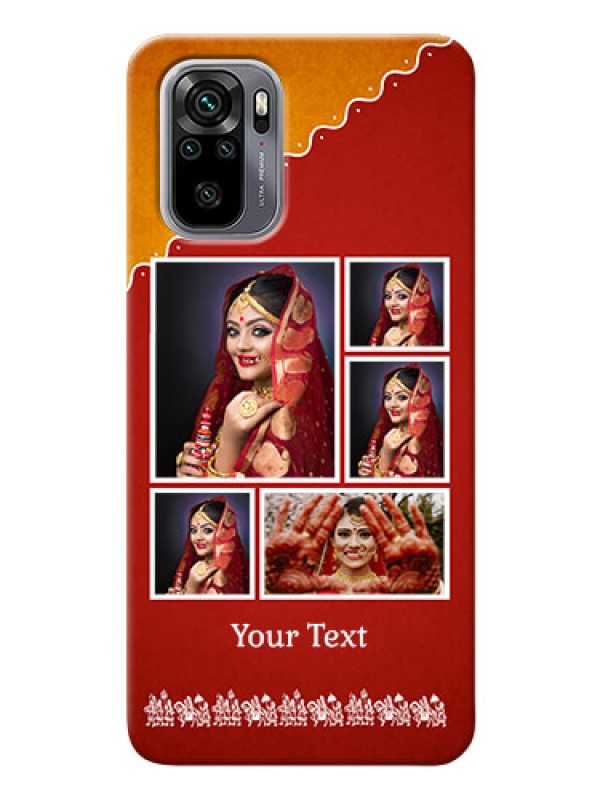 Custom Redmi Note 10 customized phone cases: Wedding Pic Upload Design