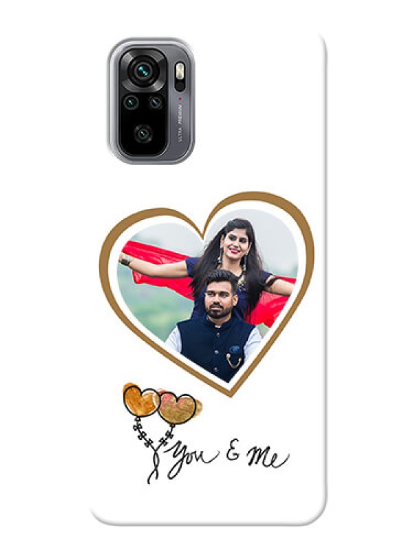 Custom Redmi Note 10 customized phone cases: You & Me Design