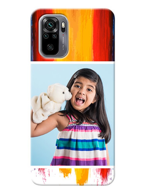Custom Redmi Note 10 custom phone covers: Multi Color Design