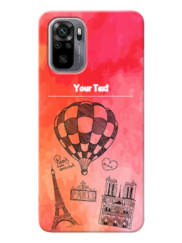 Custom Redmi Note 10 Personalized Mobile Covers: Paris Theme Design