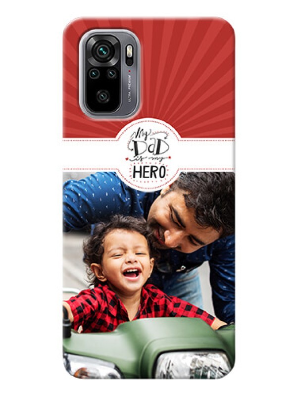 Custom Redmi Note 10 custom mobile phone cases: My Dad Hero Design