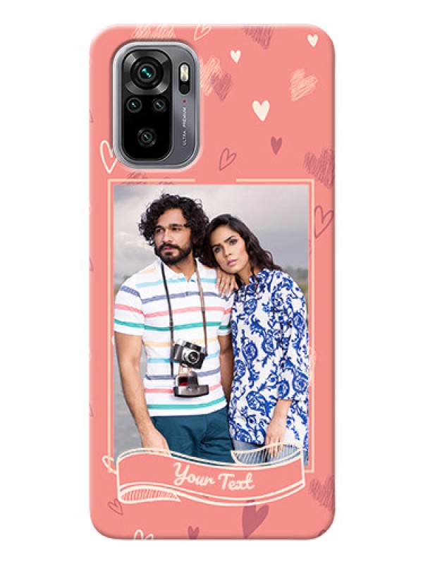 Custom Redmi Note 10 custom mobile phone cases: love doodle art Design