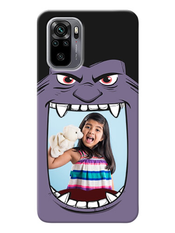 Custom Redmi Note 10 Personalised Phone Covers: Angry Monster Design