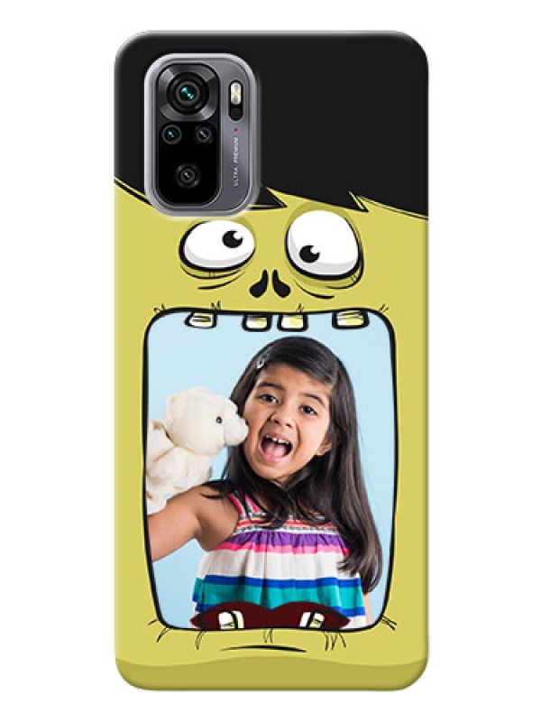 Custom Redmi Note 10 Mobile Covers: Cartoon monster back case Design