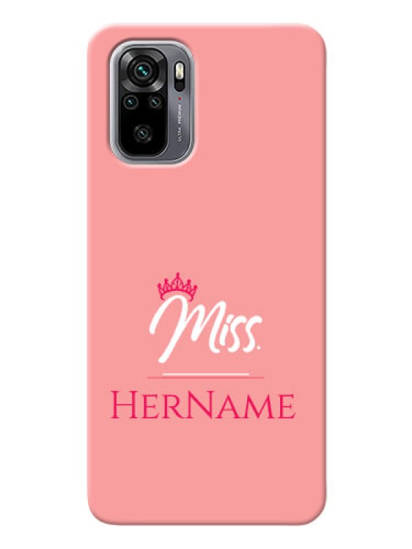 Custom Xiaomi Redmi Note 10 Custom Phone Case Mrs with Name