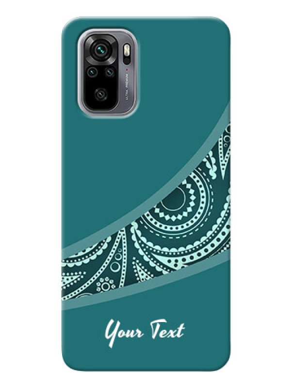 Custom Redmi Note 10 Custom Phone Covers: semi visible floral Design