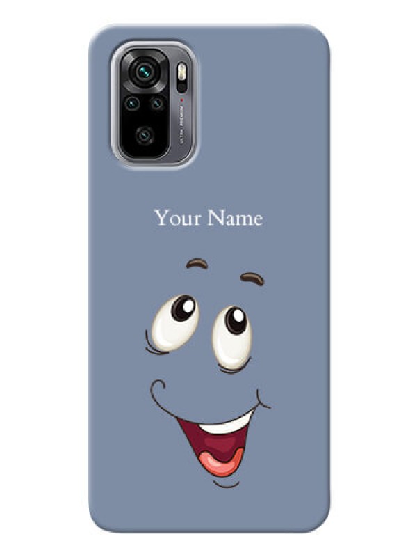 Custom Redmi Note 10 Phone Back Covers: Laughing Cartoon Face Design