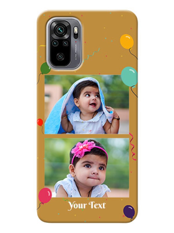 Custom Redmi Note 10s Phone Covers: Image Holder with Birthday Celebrations Design