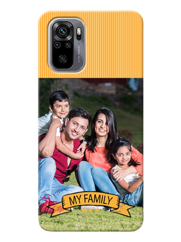 Custom Redmi Note 10s Personalized Mobile Cases: My Family Design