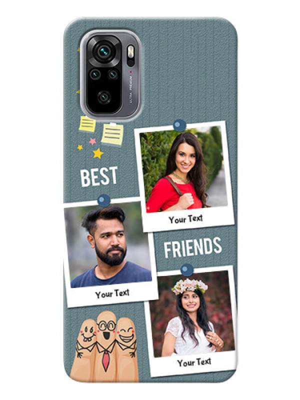 Custom Redmi Note 10s Mobile Cases: Sticky Frames and Friendship Design