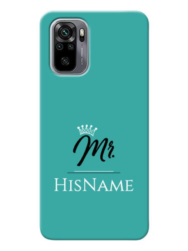 Custom Redmi Note 10s Custom Phone Case Mr with Name