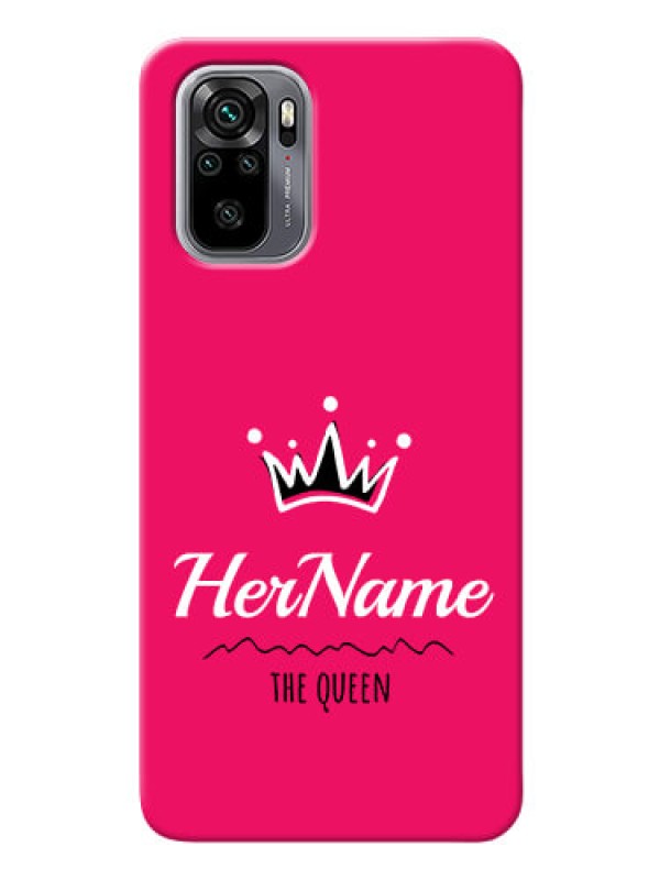 Custom Redmi Note 10s Queen Phone Case with Name