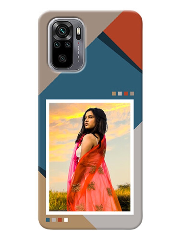 Custom Redmi Note 10S Mobile Back Covers: Retro color pallet Design