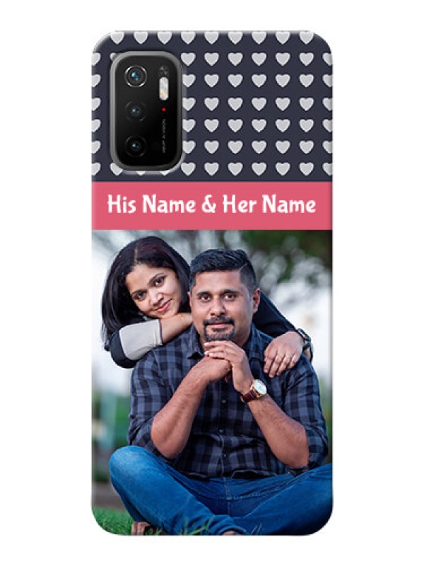 Custom Redmi Note 10T 5G Custom Mobile Case with Love Symbols Design