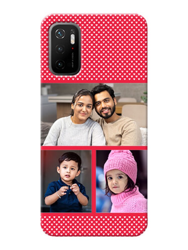 Custom Redmi Note 10T 5G mobile back covers online: Bulk Pic Upload Design