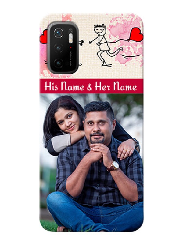 Custom Redmi Note 10T 5G phone back covers: You and Me Case Design