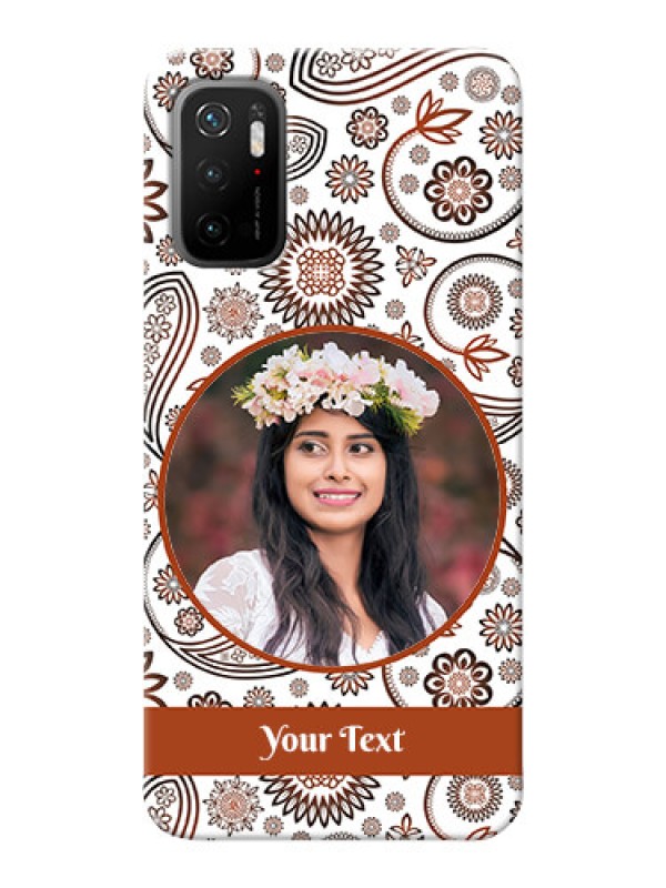 Custom Redmi Note 10T 5G phone cases online: Abstract Floral Design 