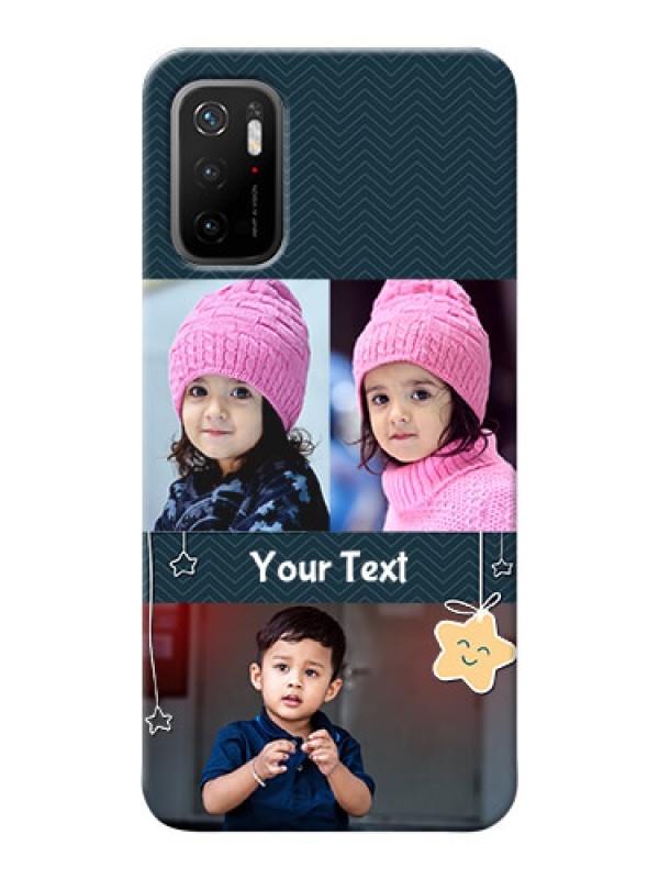 Custom Redmi Note 10T 5G Mobile Back Covers Online: Hanging Stars Design
