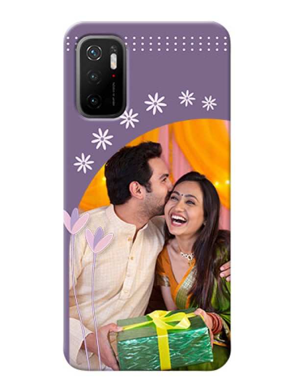 Custom Redmi Note 10T 5G Phone covers for girls: lavender flowers design 