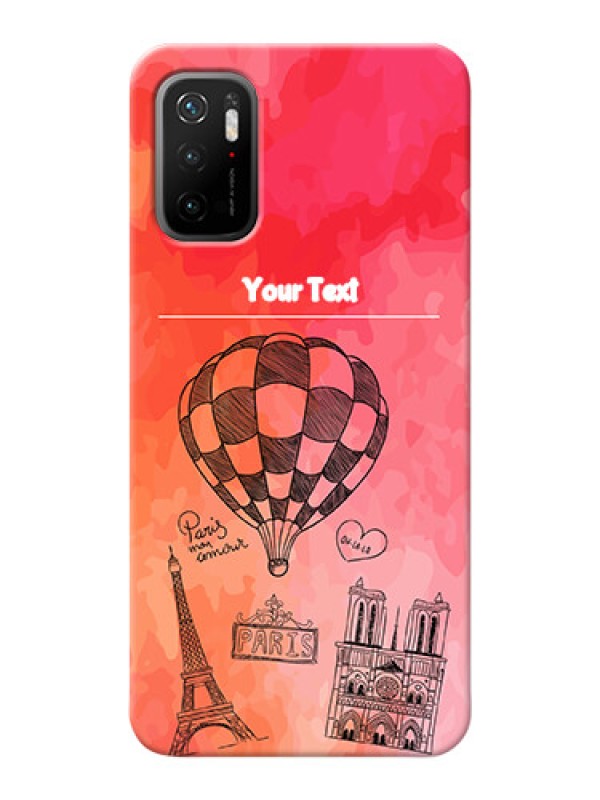 Custom Redmi Note 10T 5G Personalized Mobile Covers: Paris Theme Design