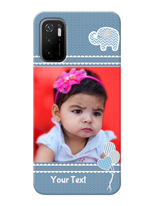Custom Redmi Note 10T 5G Custom Phone Covers with Kids Pattern Design