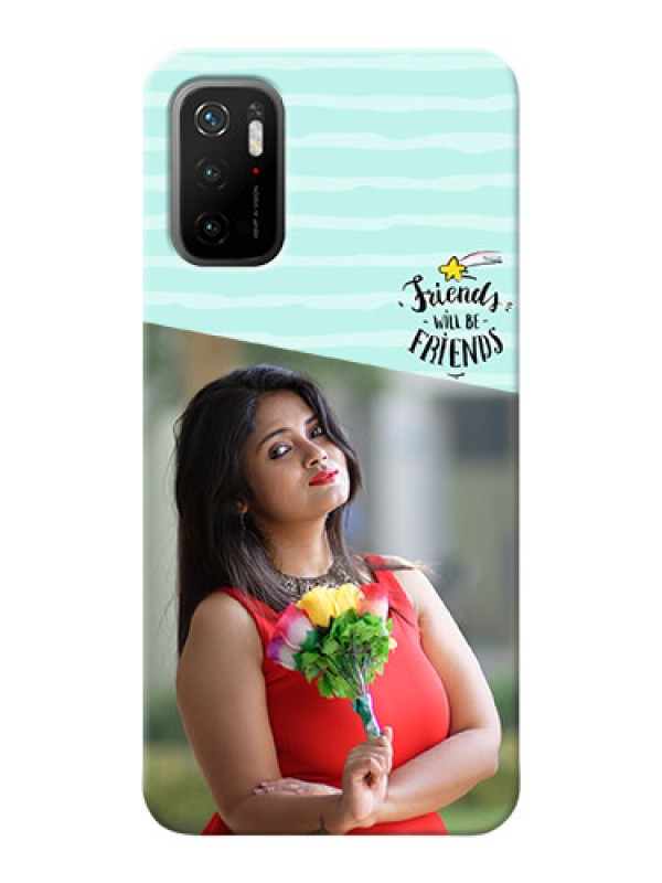 Custom Redmi Note 10T 5G Mobile Back Covers: Friends Picture Icon Design