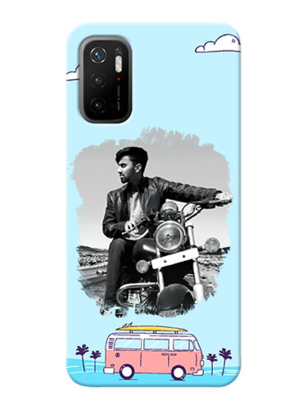 Custom Redmi Note 10T 5G Mobile Covers Online: Travel & Adventure Design
