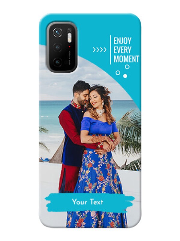 Custom Redmi Note 10T 5G Personalized Phone Covers: Happy Moment Design