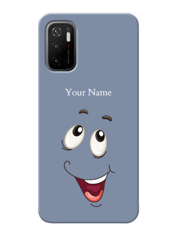 Custom Redmi Note 10T 5G Phone Back Covers: Laughing Cartoon Face Design