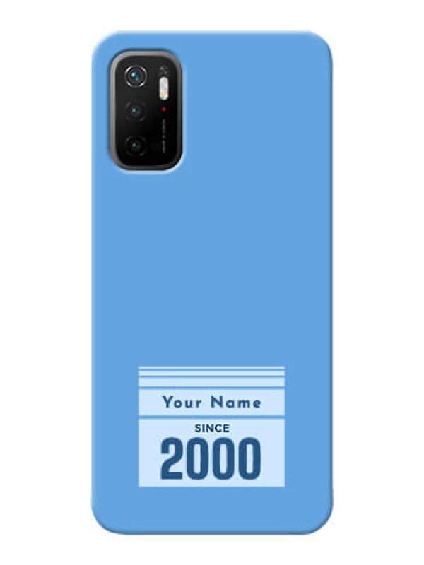 Custom Redmi Note 10T 5G Mobile Back Covers: Custom Year of birth Design