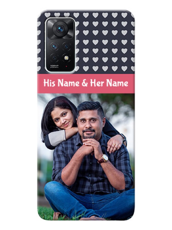 Custom Redmi Note 11 Pro 5G Custom Mobile Case with Love Symbols Design