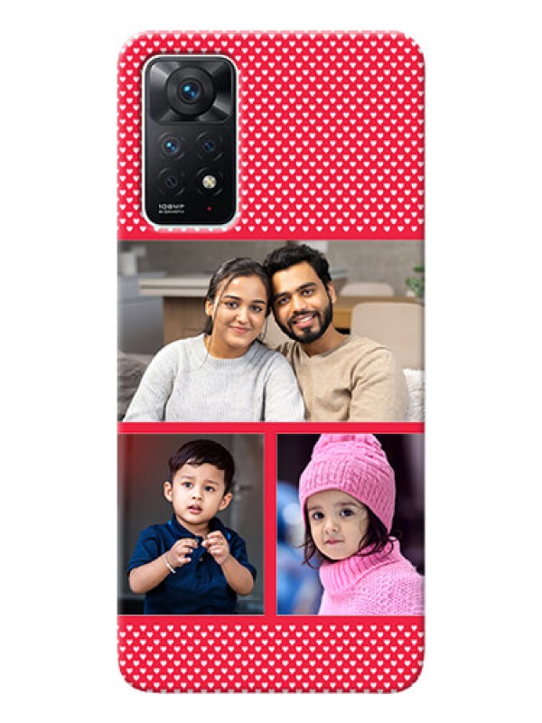 Custom Redmi Note 11 Pro 5G mobile back covers online: Bulk Pic Upload Design