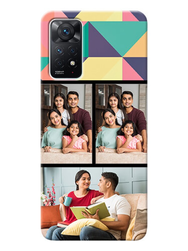 Custom Redmi Note 11 Pro 5G personalised phone covers: Bulk Pic Upload Design