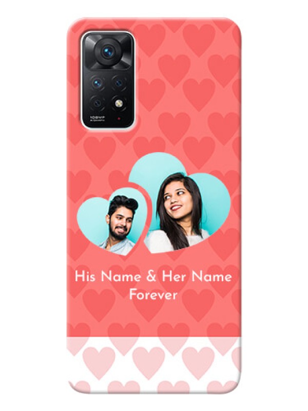 Custom Redmi Note 11 Pro 5G personalized phone covers: Couple Pic Upload Design