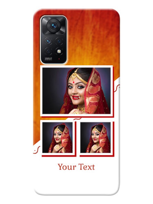 Custom Redmi Note 11 Pro 5G Personalised Phone Cases: Wedding Memories Design