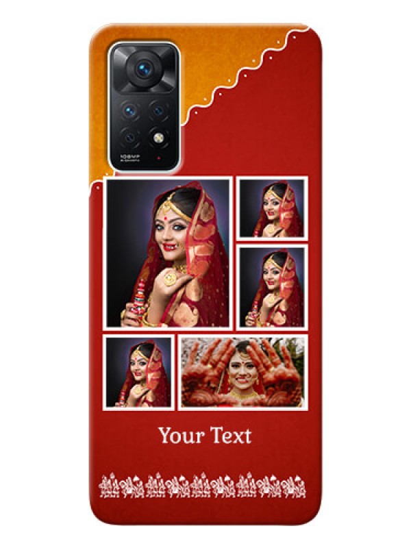 Custom Redmi Note 11 Pro 5G customized phone cases: Wedding Pic Upload Design