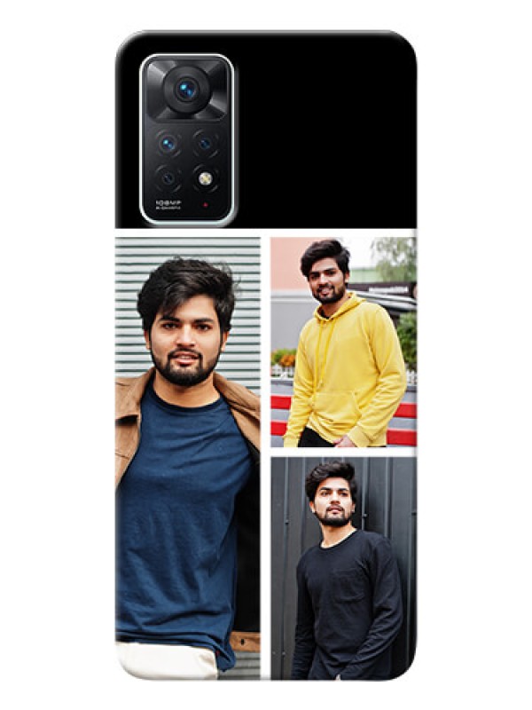 Custom Redmi Note 11 Pro 5G Custom Mobile Cover: Upload Multiple Picture Design