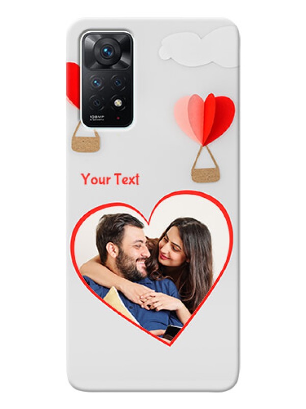 Custom Redmi Note 11 Pro 5G Phone Covers: Parachute Love Design