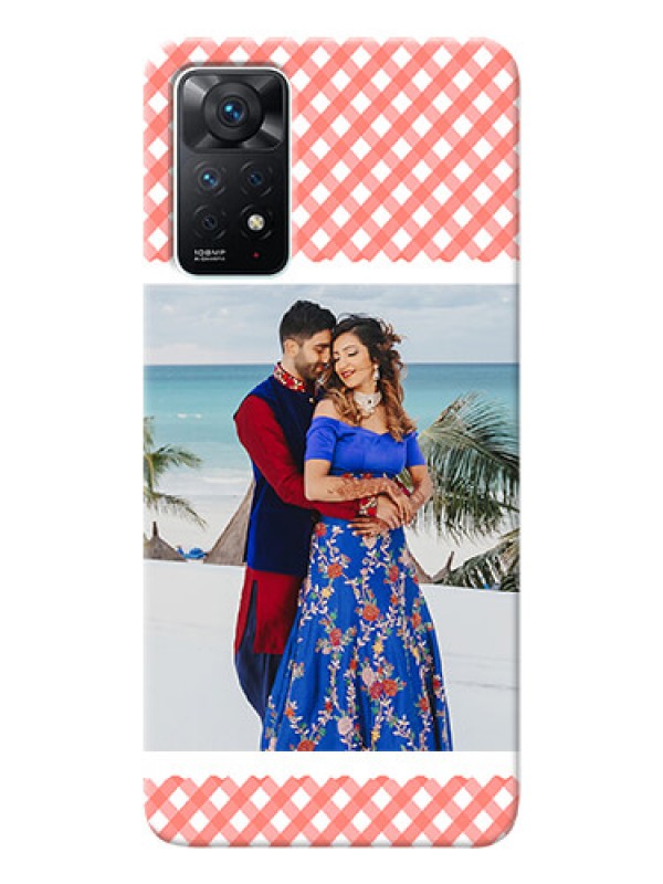 Custom Redmi Note 11 Pro 5G custom mobile cases: Pink Pattern Design
