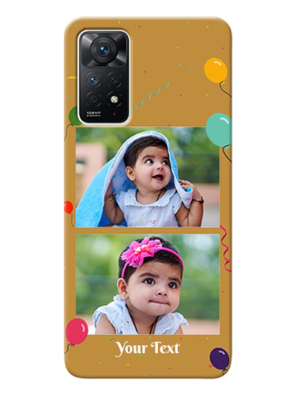 Custom Redmi Note 11 Pro 5G Phone Covers: Image Holder with Birthday Celebrations Design