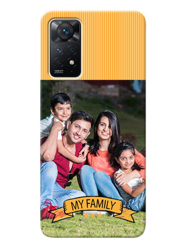 Custom Redmi Note 11 Pro 5G Personalized Mobile Cases: My Family Design