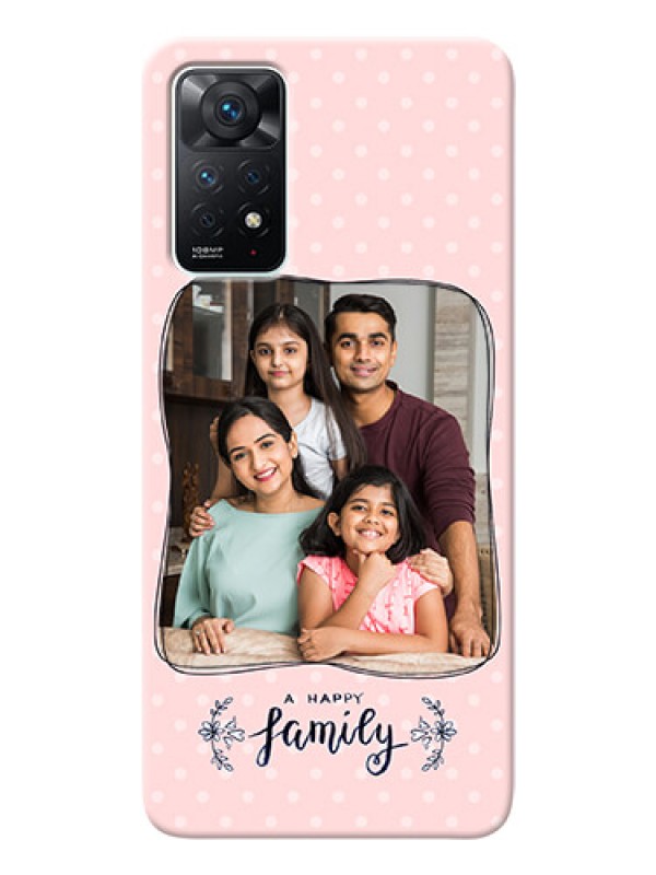 Custom Redmi Note 11 Pro 5G Personalized Phone Cases: Family with Dots Design