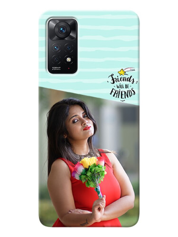Custom Redmi Note 11 Pro 5G Mobile Back Covers: Friends Picture Icon Design