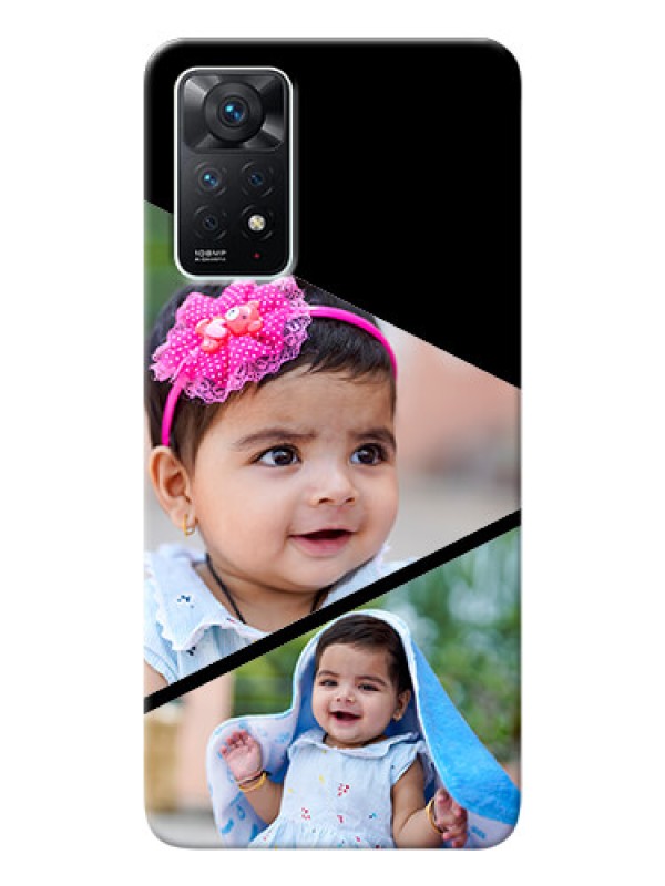 Custom Redmi Note 11 Pro 5G mobile back covers online: Semi Cut Design