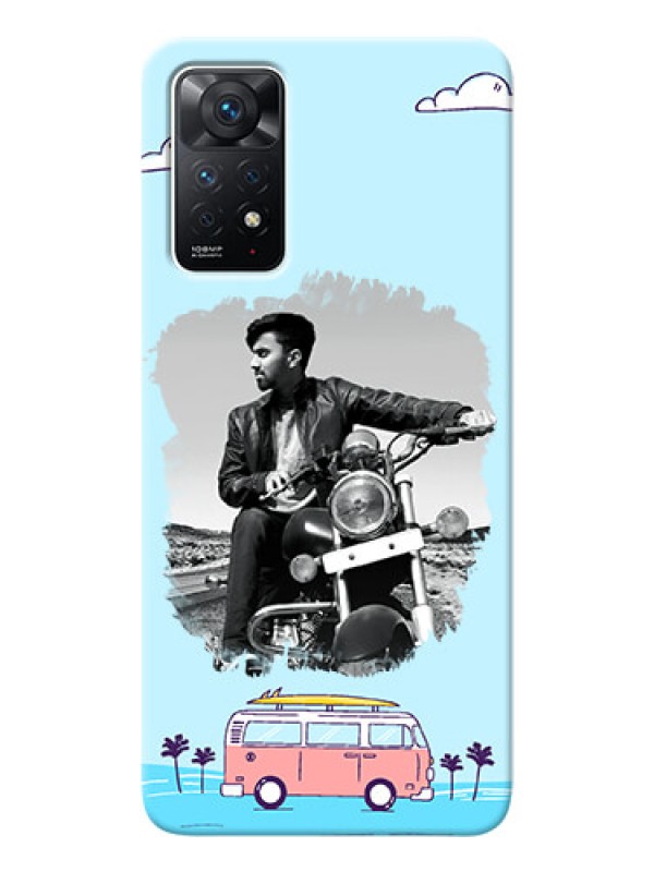 Custom Redmi Note 11 Pro 5G Mobile Covers Online: Travel & Adventure Design