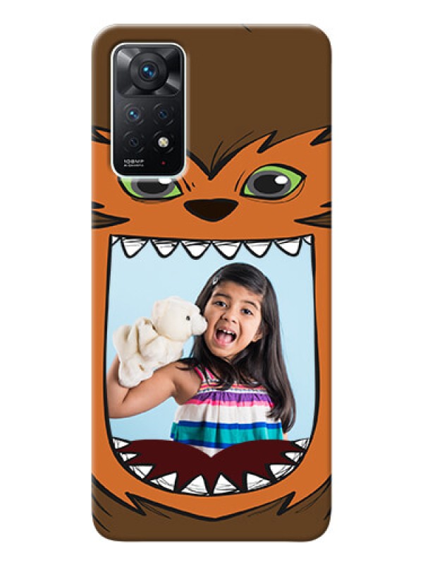 Custom Redmi Note 11 Pro 5G Phone Covers: Owl Monster Back Case Design