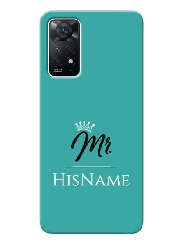 Custom Redmi Note 11 Pro 5G Custom Phone Case Mr with Name
