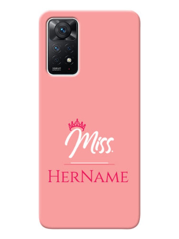 Custom Redmi Note 11 Pro 5G Custom Phone Case Mrs with Name