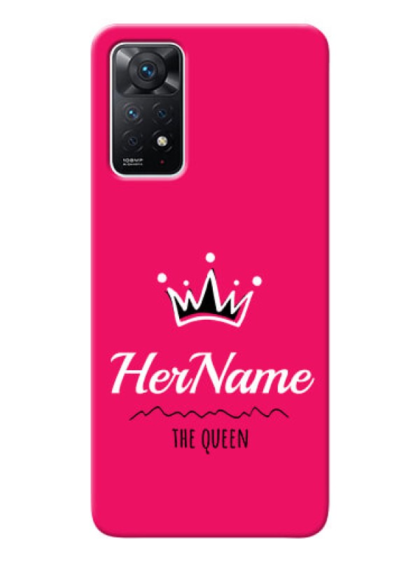 Custom Redmi Note 11 Pro 5G Queen Phone Case with Name