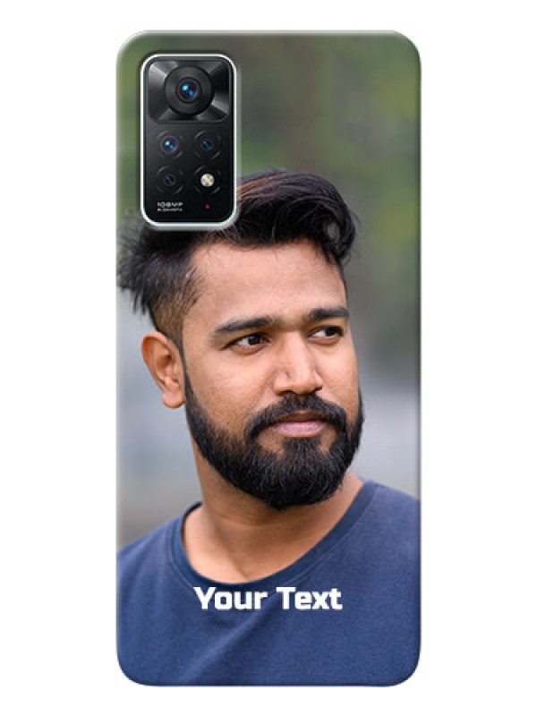 Custom Redmi Note 11 Pro 5G Mobile Cover: Photo with Text